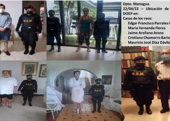Filtran fotos de cinco presos políticos de Ortega bajo arresto domiciliar