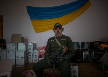 Jose Chaparro, el «comandante» venezolano de Ucrania. Foto: Artículo 66 / EFE
