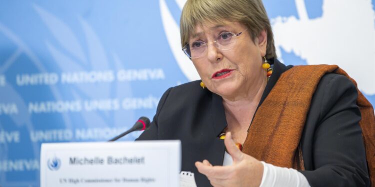 Michelle Bachelet, alta comisionada de las Naciones Unidas. Foto: EFE / Artículo 66