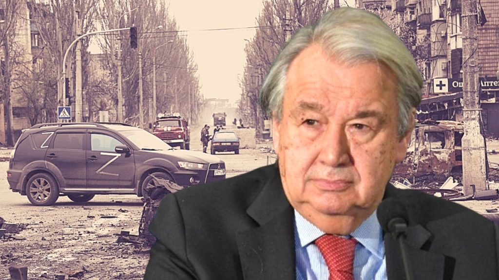 Rusia detiene guerra en Mariúpol (Ucrania) por visita de secretario general de la ONU, Antonio Guterres