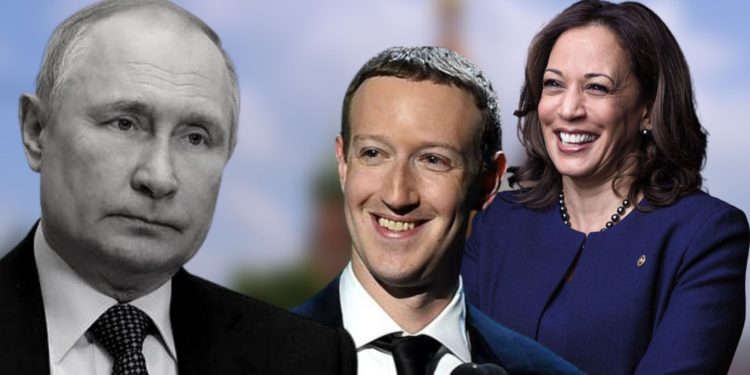 Rusia sanciona a vicepresidenta de EEUU, Kamala Harris y a Mark Zuckerberg, de Facebook