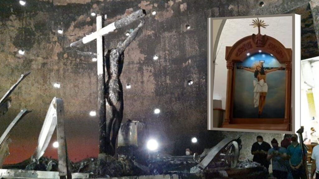 El atentado contra la catedral fue denunciado por el Cardenal Brenes a través de los medios independientes. 