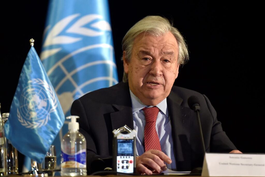 Guterres pide a Rusia y Ucrania un alto al fuego por cuatro días por la Pascua