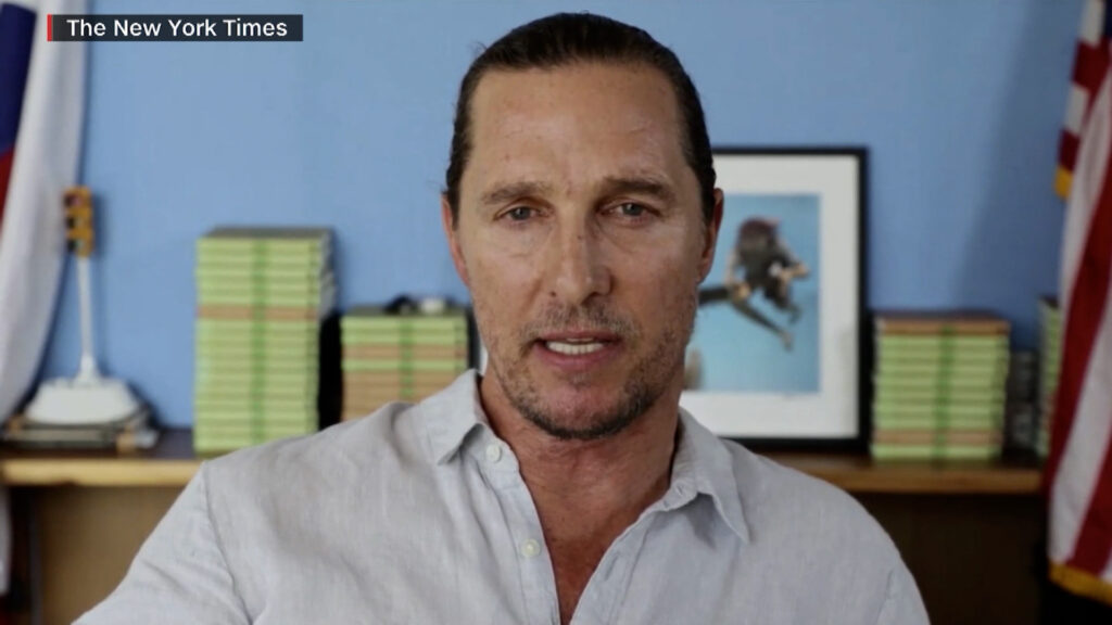 Actor Matthew McConaughey: «Los tiroteos son una epidemia que podemos controlar»