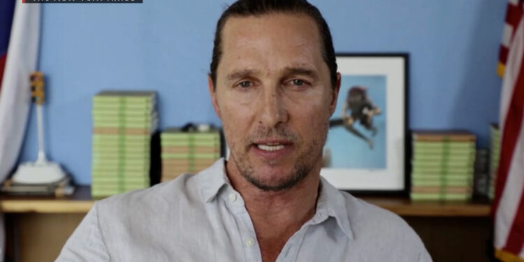 Actor Matthew McConaughey: "Los tiroteos son una epidemia que podemos controlar"