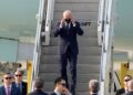 Joe Biden aterriza en Corea del Sur e inicia su primera gira por Asia