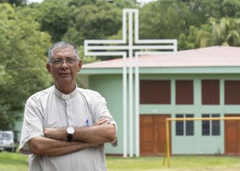 Managua 04 de agosto 2019 Padre Silvio Fonseca, Vicario de Educacion y Familia de la Arquidiocesis de Managua. Foto Jader Flores/LA PRENSA