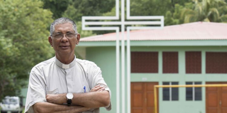 Managua 04 de agosto 2019 Padre Silvio Fonseca, Vicario de Educacion y Familia de la Arquidiocesis de Managua. Foto Jader Flores/LA PRENSA