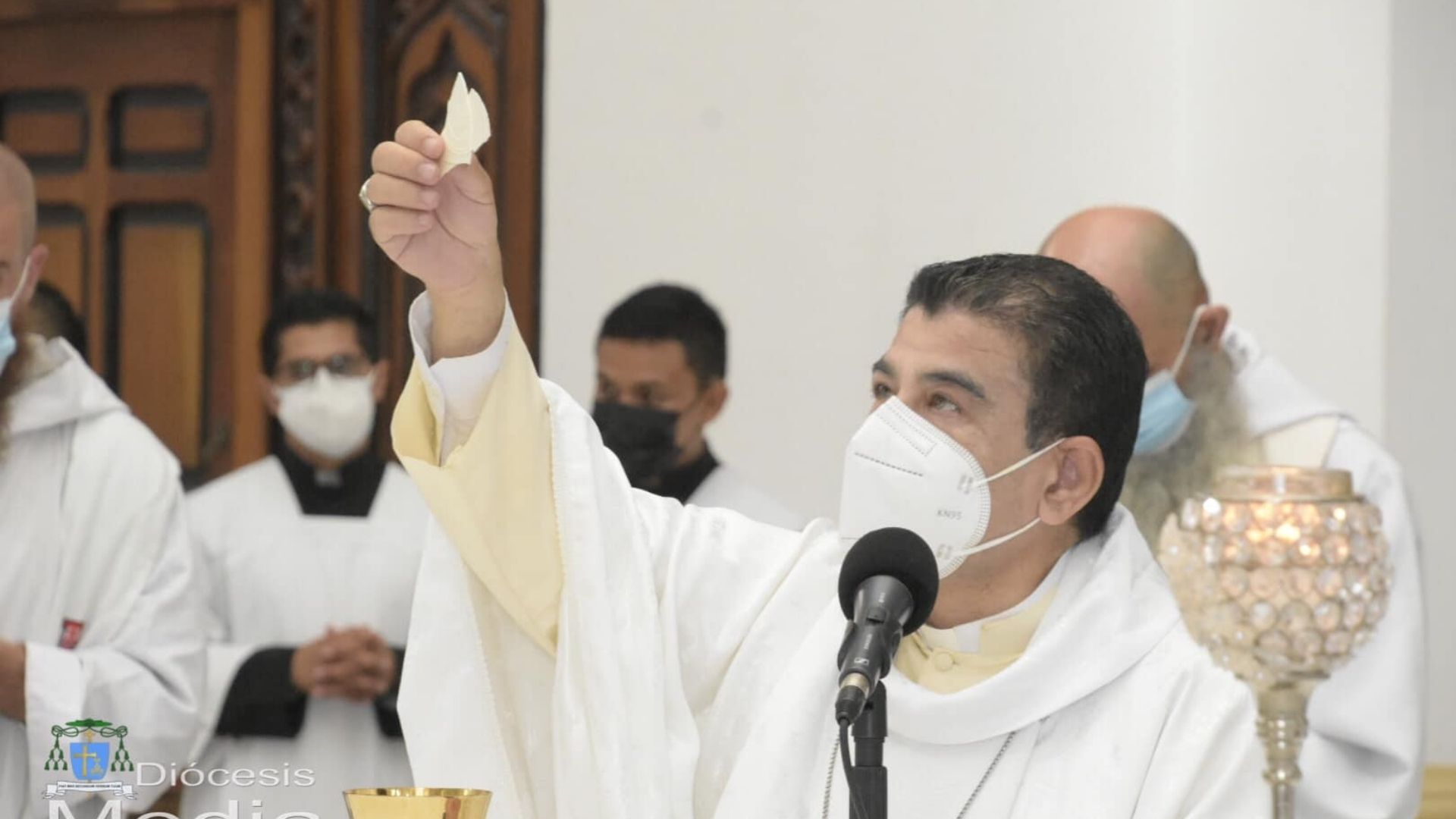 Monseñor Álvarez denuncia la «plaga del desempleo» que vive Nicaragua. Foto: Artículo 66 / Diócesis Media