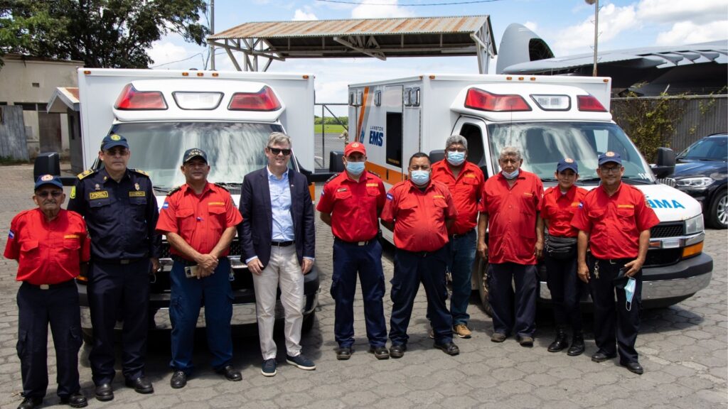 EE. UU. entrega donación valorada en más de 50 mil dólares al Benemérito Cuerpo de Bomberos de Nicaragua