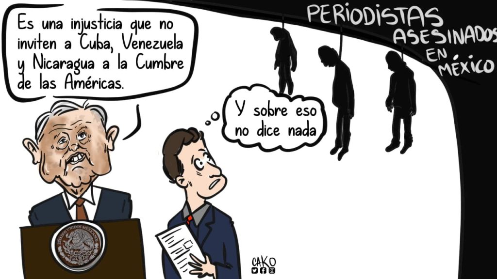 La Caricatura: La hipocresía de AMLO
