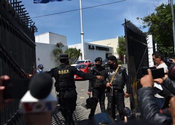 La Policía orteguista se tomó las instalaciones de La Prensa el pasado 23 de agosto de 2021.
