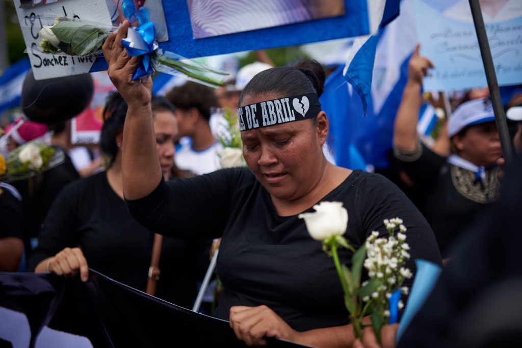 Dictadura pretende «borrar de la memoria» la masacre del 30 de mayo al declararlo feriado nacional, dicen víctimas. Foto: Madres de hijos asesinados durante la represión de 2018.Internet.