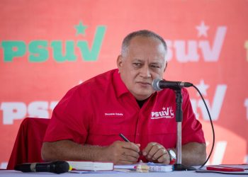 El número dos del chavismo, Diosdado Cabello, en una fotografía de archivo. EFE/ Rayner Peña R.