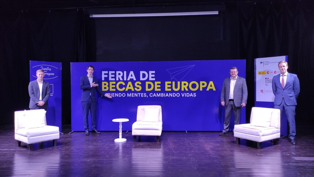 Unión Europea abre su segunda feria de becas universitarias en Nicaragua
