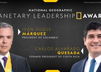 National Geographic premia a presidentes de Colombia y Costa Rica por proteger océanos