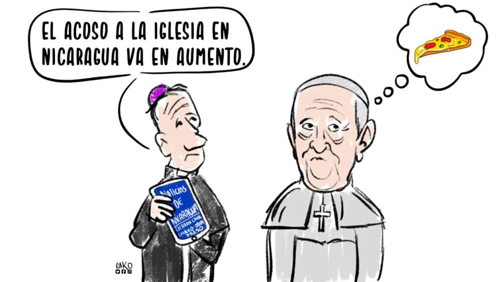 La Caricatura: El papa y Nicaragua