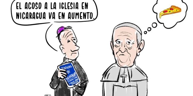 La Caricatura: El papa y Nicaragua