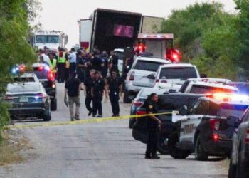 46 migrantes encontrados muertos en un camión. Foto: Tomada de Internet