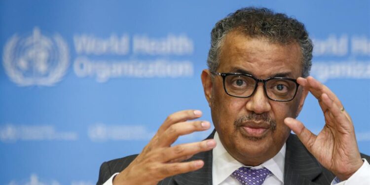 El director general de la Organización Mundial de la Salud (OMS), Tedros Adhanom Ghebreyesus.