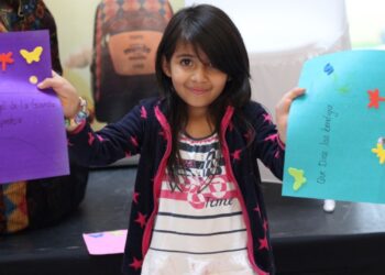 Niños exiliados en Costa Rica exponen obras de arte, en ocasión al Día mundial de los refugiados. Foto: Internet / Ilustrativa