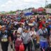 Caravana de 4 mil migrantes exige a México una solución migratoria en su viaje a EEUU