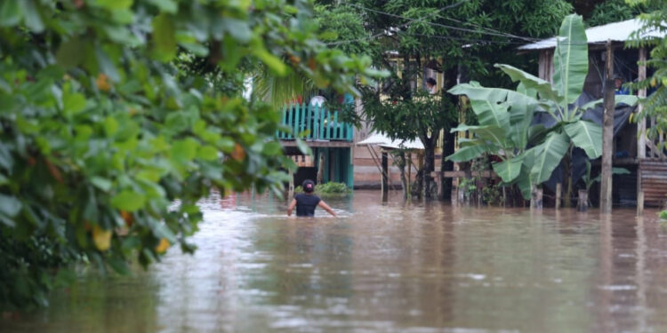 Tormenta Tropical Bonnie ocasiona inundaciones en la zona del Caribe Sur de Nicaragua