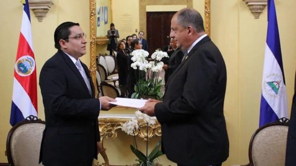 Ortega retira a Duilio Hernández Avilés como su embajador en Costa Rica