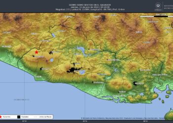 Más de 20 sismos sacuden El Salvador en horas de la madrugada