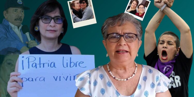 Pinita sufre por su hija y su nieta, Ana Margarita Vijil y Tamara Dávila, presas políticas de Nicaragua. IMAGEN: Artículo 66