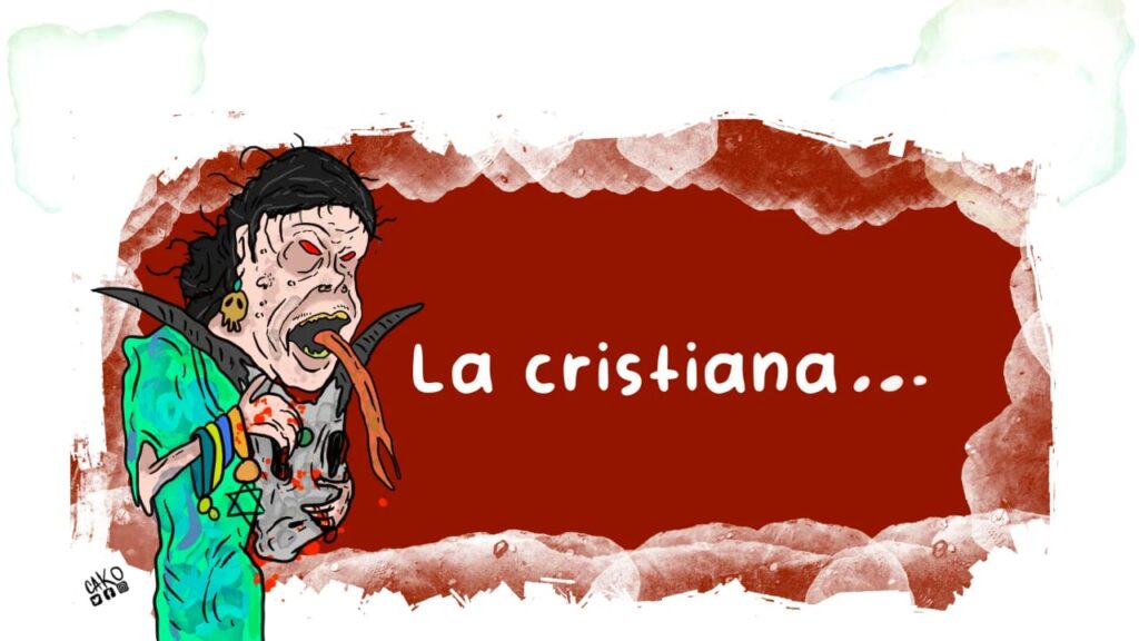 La Caricatura: La que dice ser cristiana