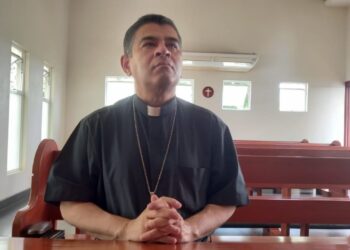 Monseñor Álvarez sigue llamando a orar por la paz de Nicaragua. Foto: Artículo 66 / Noel Miranda