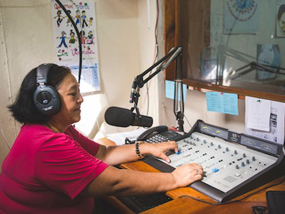 Argentina Olivas, directora de Radio Vos. Foto: Cortesía