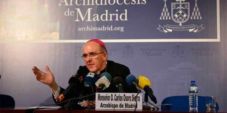 Carlos Osoro Sierra, arzobispo de Madrid. Foto/Archivo: Religión Digital