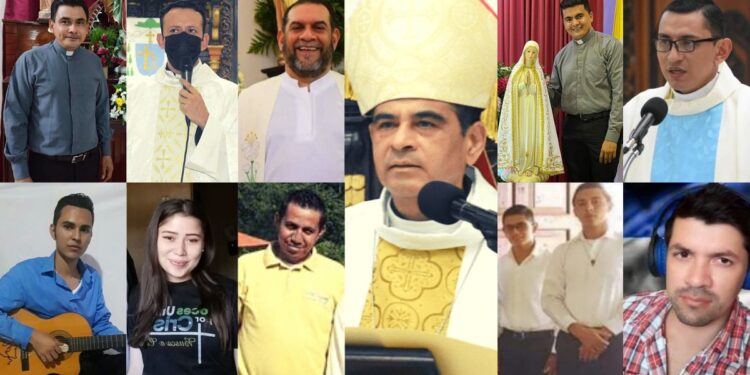 Régimen tiene «secuestradas» a 12 personas en la Curia Episcopal de Matagalpa. Imagen: Artículo 66.