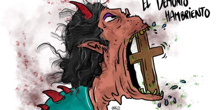 La Caricatura: El demonio