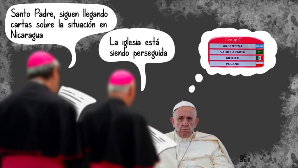 La Caricatura: El papa siendo el papa