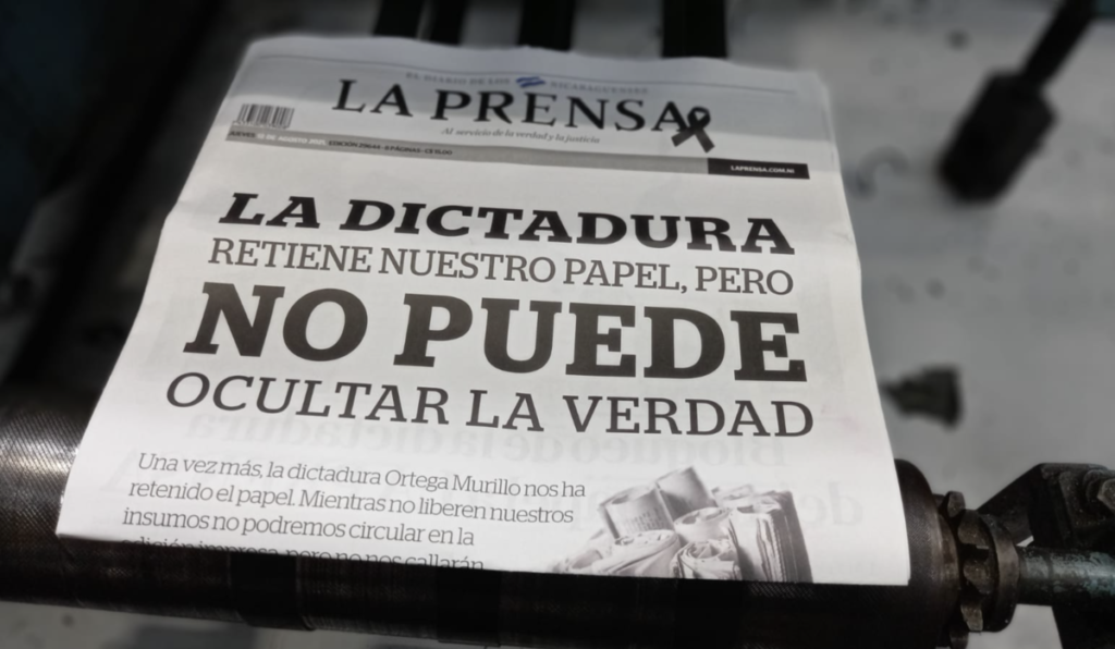 Nicaragua cumple un año sin tener periódico impreso