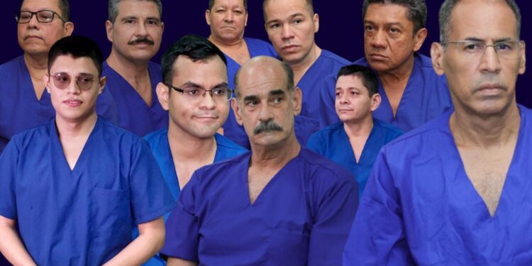 Régimen de Nicaragua exhibe a 10 presos políticos