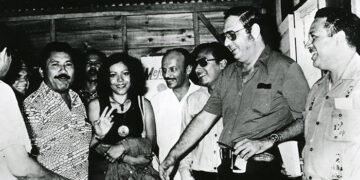 Foto archivo de Rosario Murillo junto a Pedro Joaquín Chamorro.