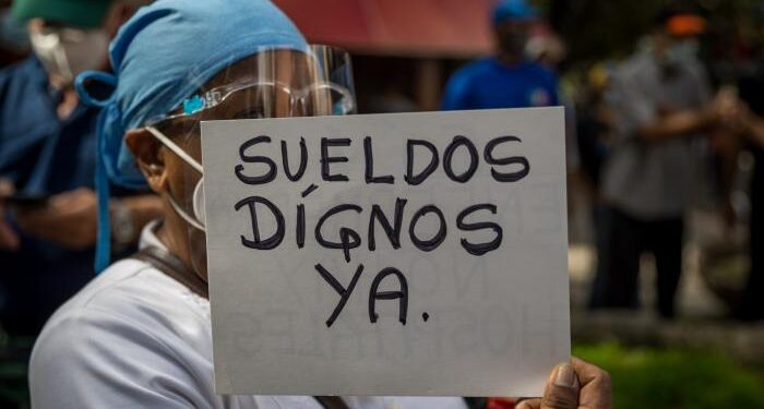 Protestas de jubilados, pensionados y trabajadores del Estado aumentaron en Venezuela en 2022. FOTO: INTERNET