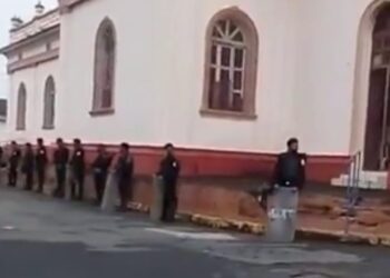 Policía orteguista asedia iglesia San Jerónimo en Masaya previo a la bajada de «Tata Chombo»