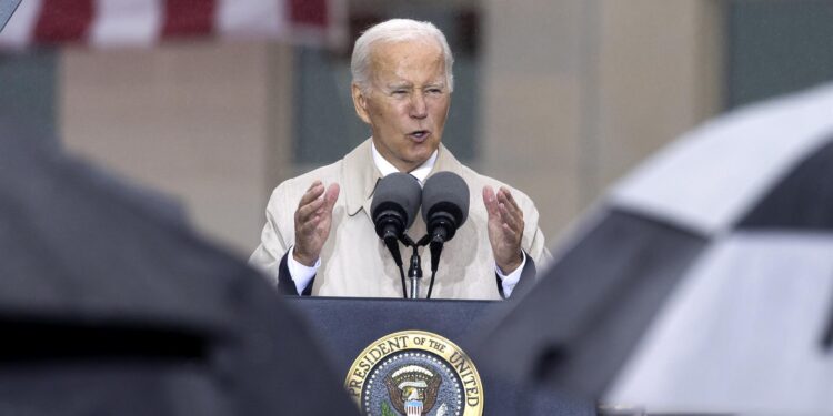 Biden recuerda a Isabel II en su discurso por el 21 aniversario del 11-S. Foto: Artículo 66 / EFE