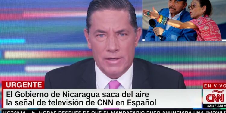 Régimen de Nicaragua apaga la señal de CNN en español en el país