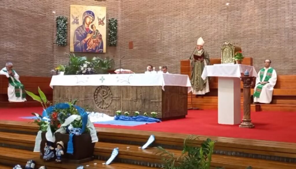 Realizan misa en Madrid, España, para que cese la represión contra la Iglesia en Nicaragua