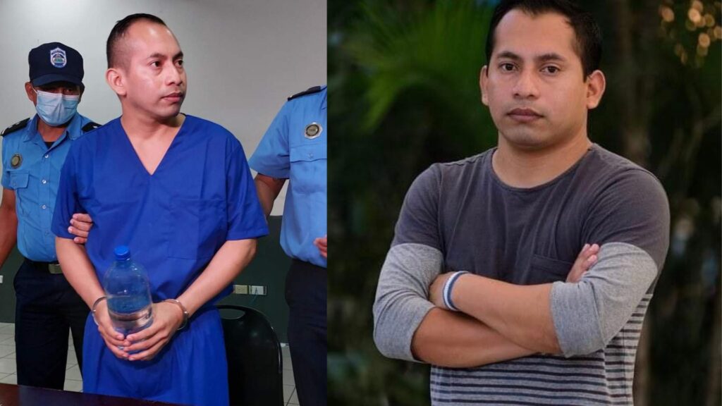 Régimen de Nicaragua muestra a Álex Hernández, con visible pérdida de peso