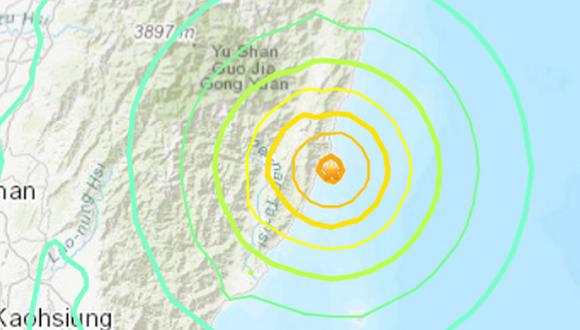 Taiwán es sacudida por fuerte terremoto de 6,6