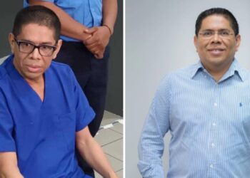 Miguel Mendoza con el rostro demacrado fue presentado en los juzgados de Managua