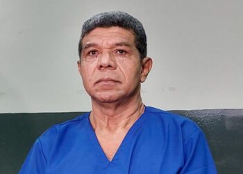 Irreconocible luce el preso político Freddy Navas, tras más de un año de encierro. Foto: Artículo 66 / Gobierno