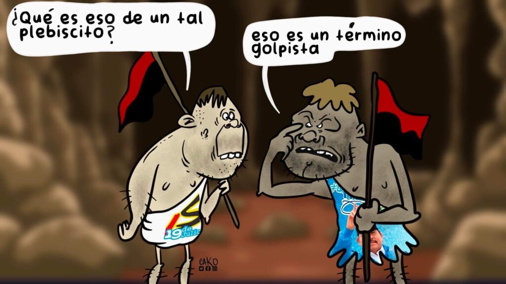 La Caricatura: La palabra golpista y el golpismo conocido